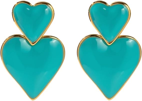 With Love - Heart Earrings