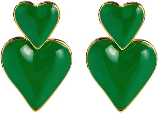 With Love - Heart Earrings