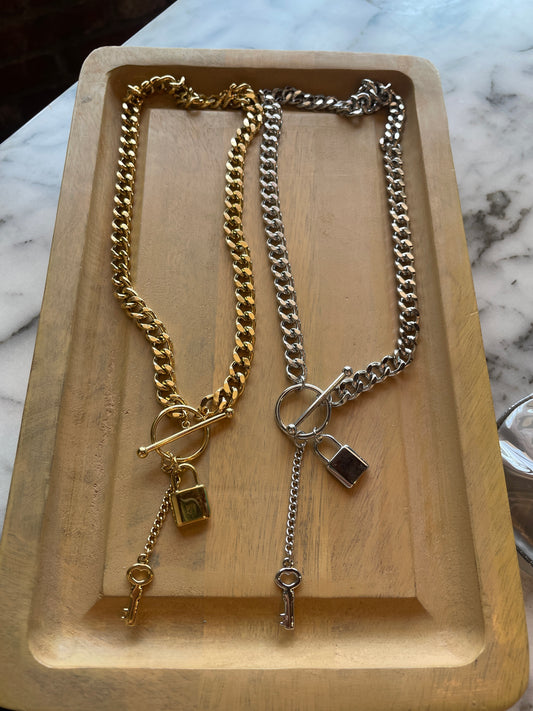 Lock & Key Necklace