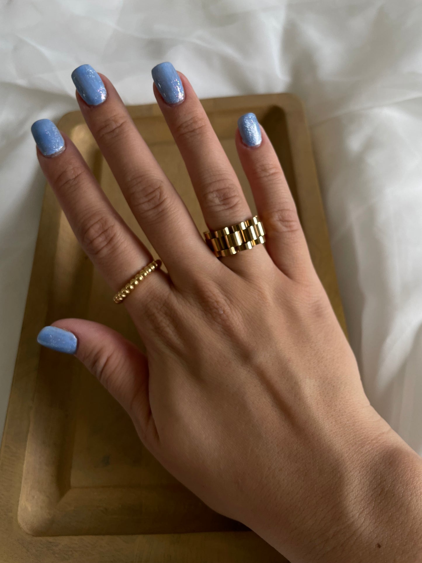 Bubble stacking ring