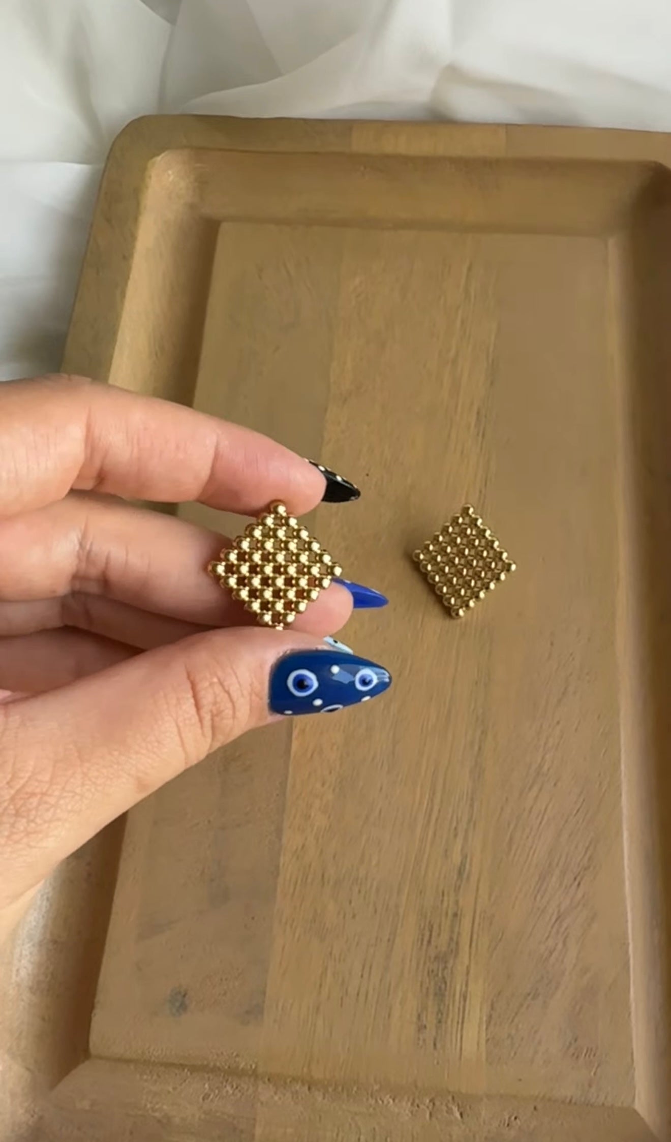 Checkmate Earrings