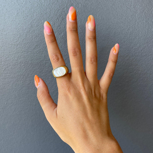 Mother of Pearl ring